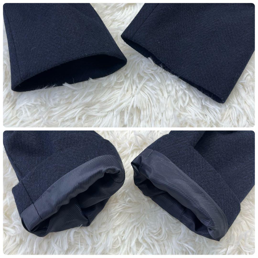 【新品】マッキントッシュ ヘリンボーン チェスターコート カシミヤ ネイビー