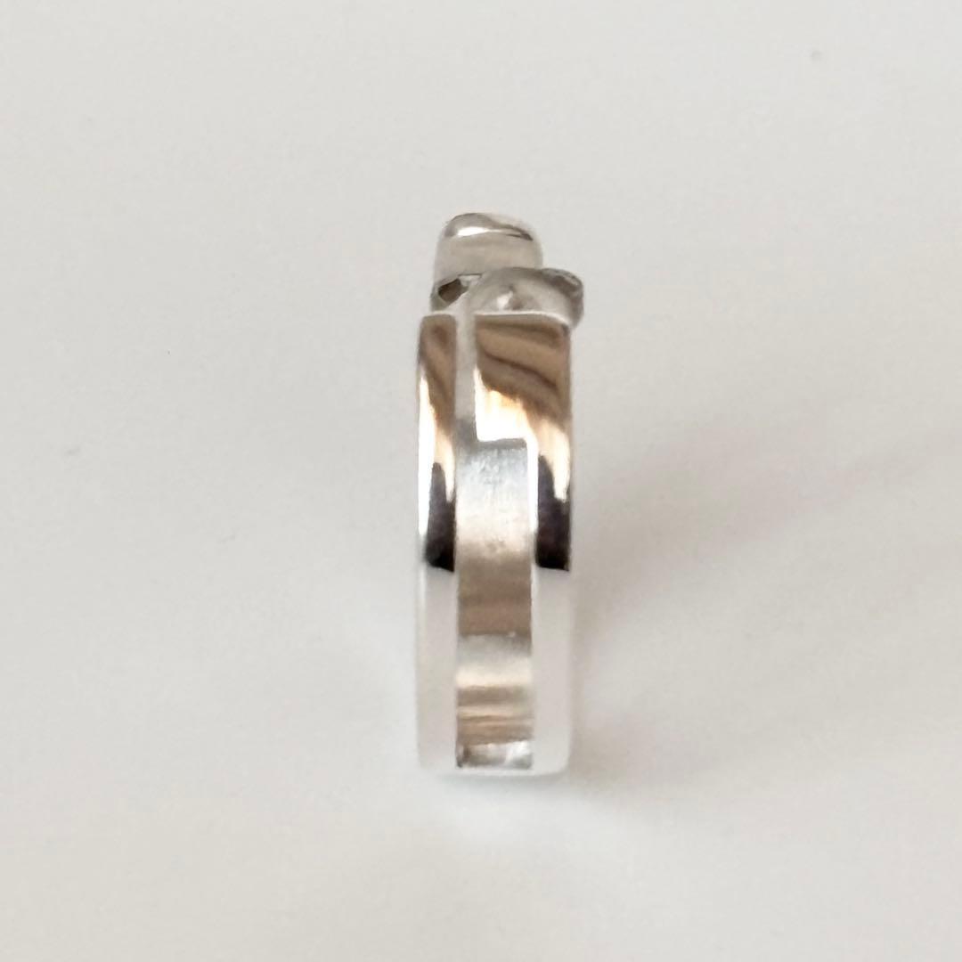 美品✨GUCCI グッチ ピアス Gロゴ フープ SV925 片耳 デカロゴ