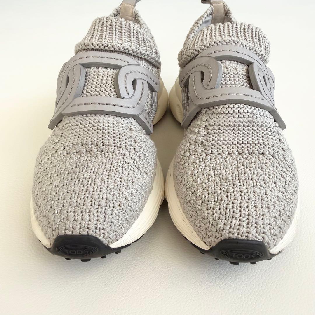 トッズ】ケイトニットスニーカー 37.5 人気モデル スリッポン 楽チン