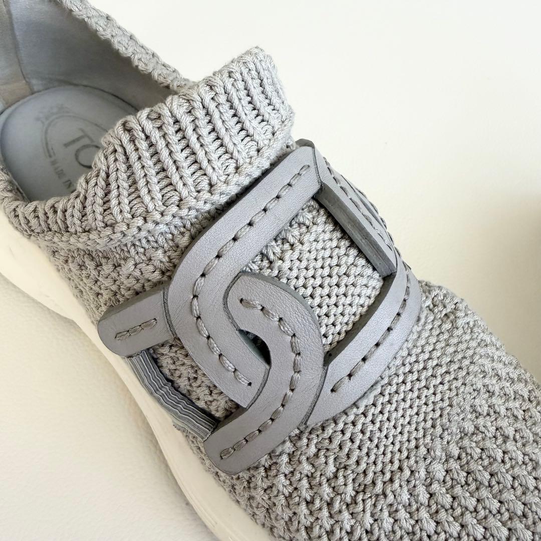 トッズ】ケイトニットスニーカー 37.5 人気モデル スリッポン 楽チン