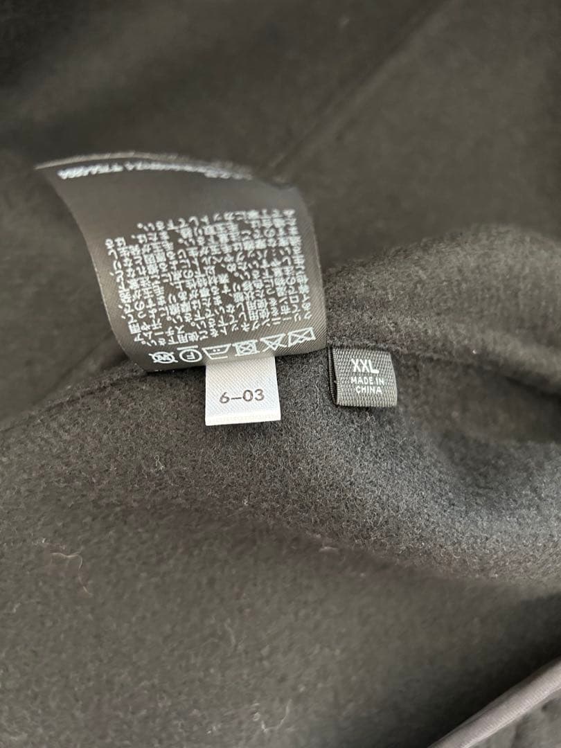 UNIQLO ダブルフェイスコート ブラック XXL