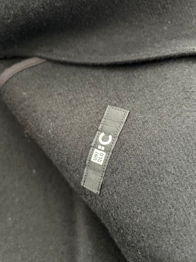 UNIQLO ダブルフェイスコート ブラック XXL
