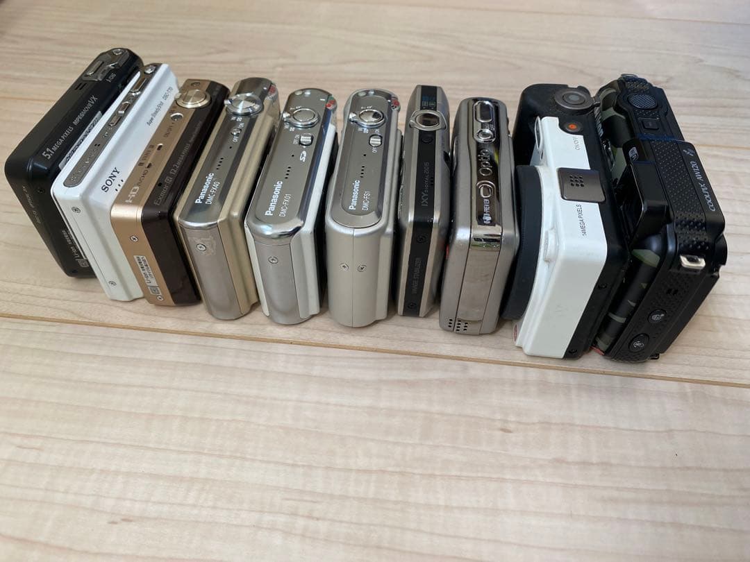 【ジャンク品】デジタルカメラ10台