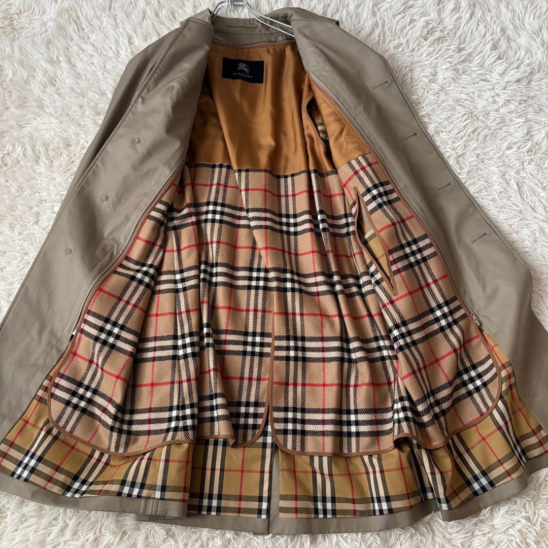 美品✨ バーバリー ロンドン ライナー付き ステンカラーコート ノバチェック