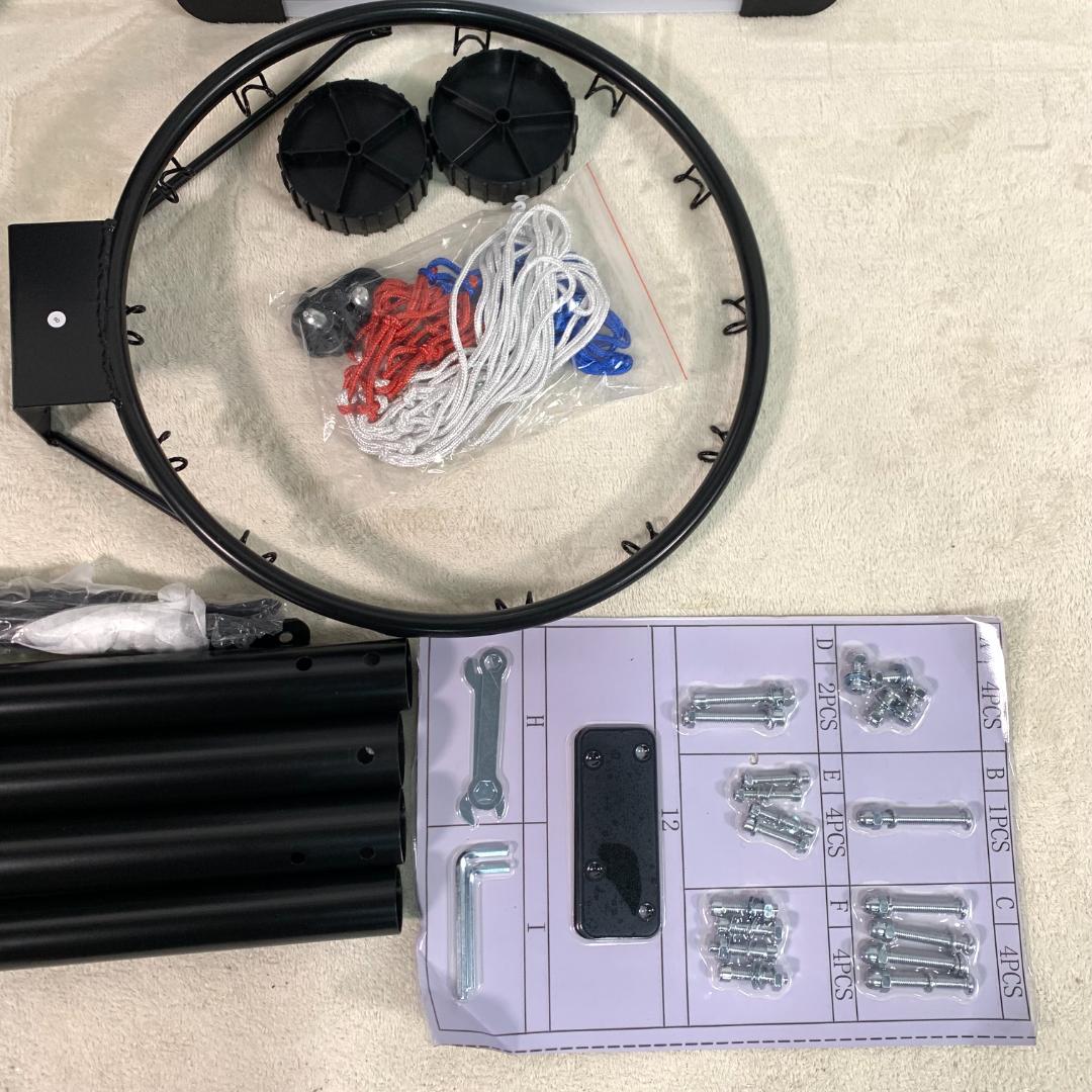 新品 バスケットボール ゴール 屋外 高さ12段調節 家庭用 1459-160