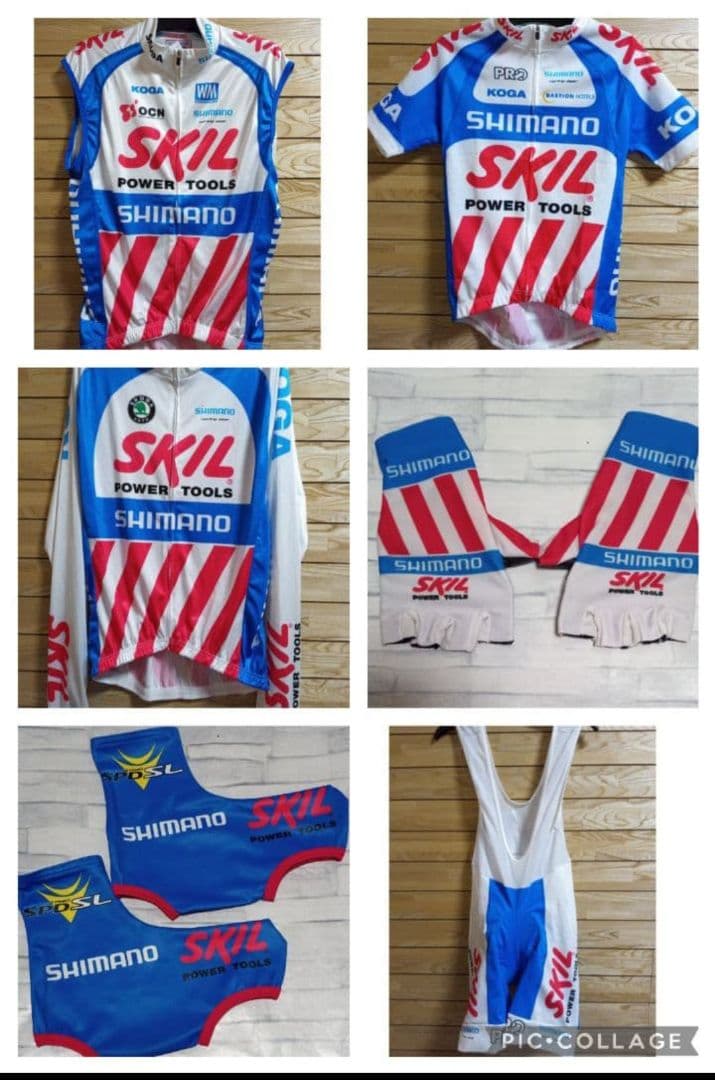 支給品 サイクルジャージ Skil Shimano スキルシマノアルゴス M