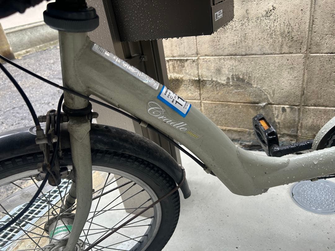 子ども乗せ自転車3人乗り　チャイルドシート　レインカバーセット