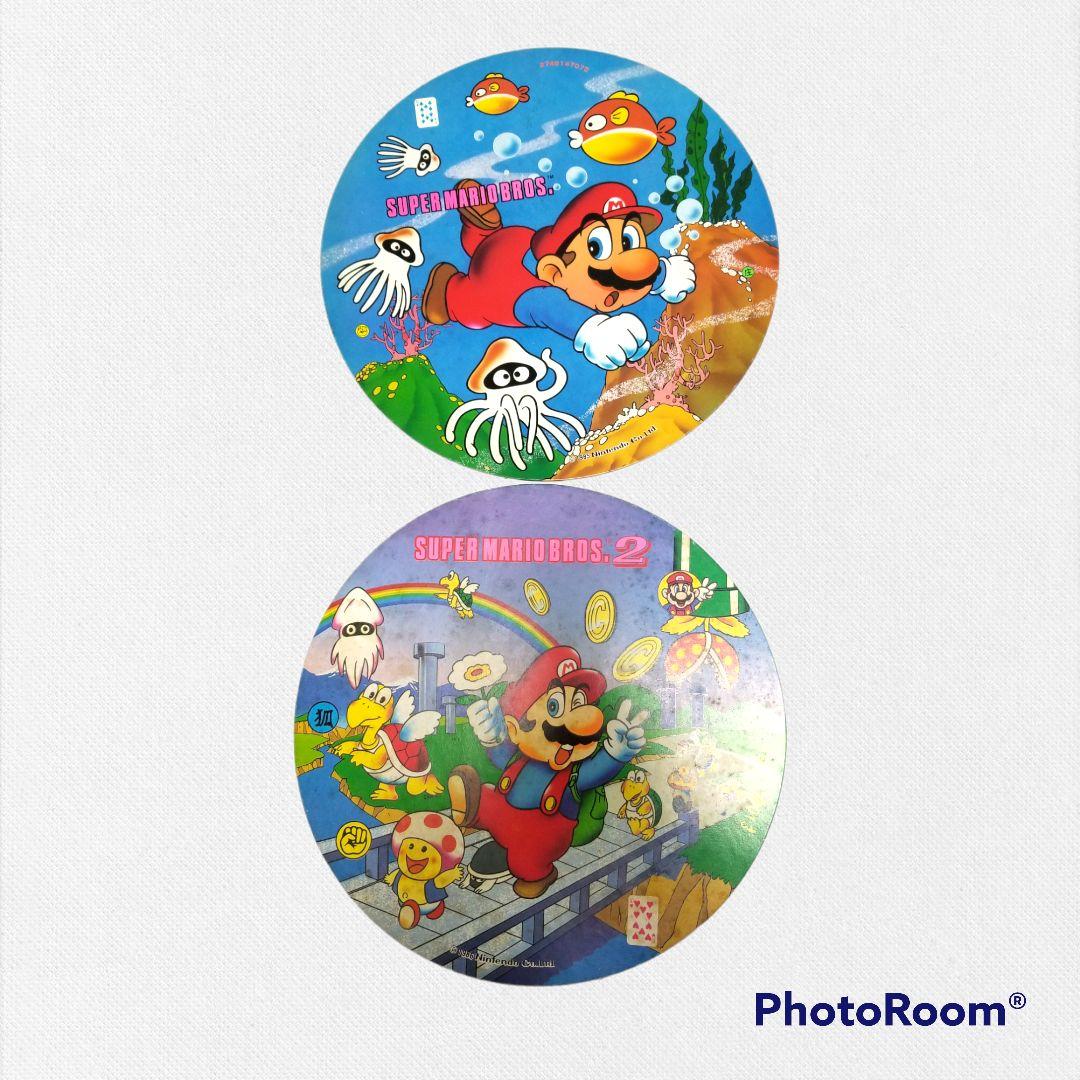 昭和 レトロ 希少 超特大 大人気 キャラクター スーパーマリオ 丸面子