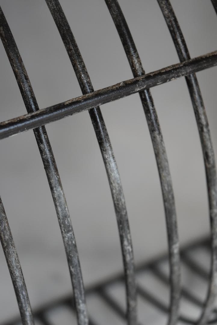 フランスアンティーク　アイアン　ディシュラック　美品　鉄　古道具