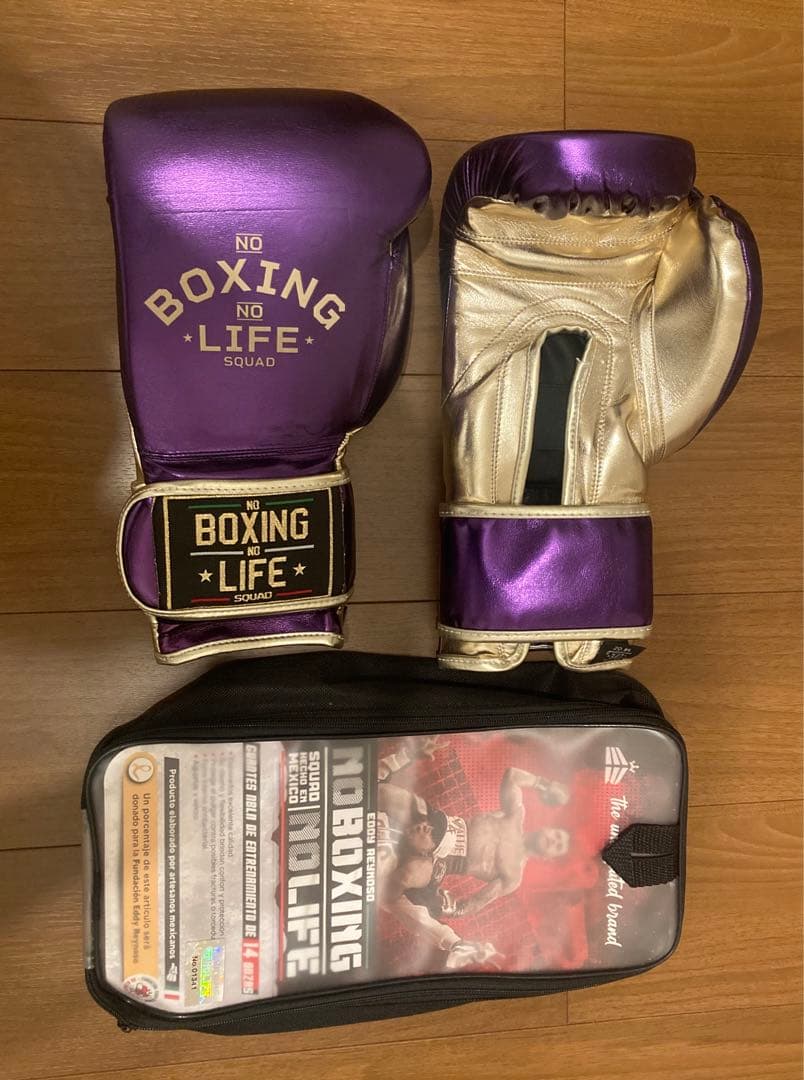 新品未使用】NO BOXING NO LIFE ボクシング グローブ14oz - メルカリ