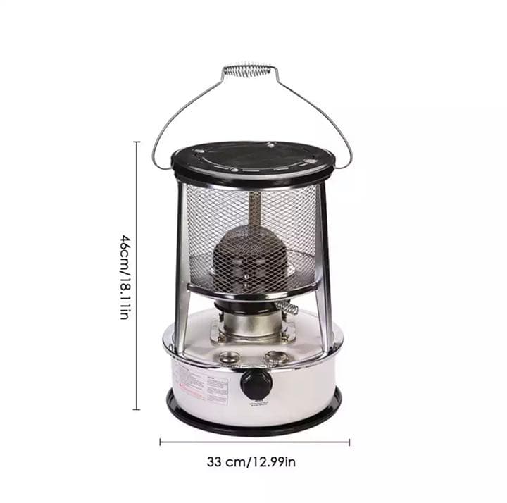 灯油 ストーブ 4.5L レッド アウトドア キャンプ 小型　石油ストーブ