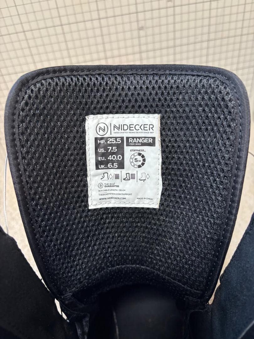 NIDECKER RANGER Boa スノーボードブーツ 25.5cm