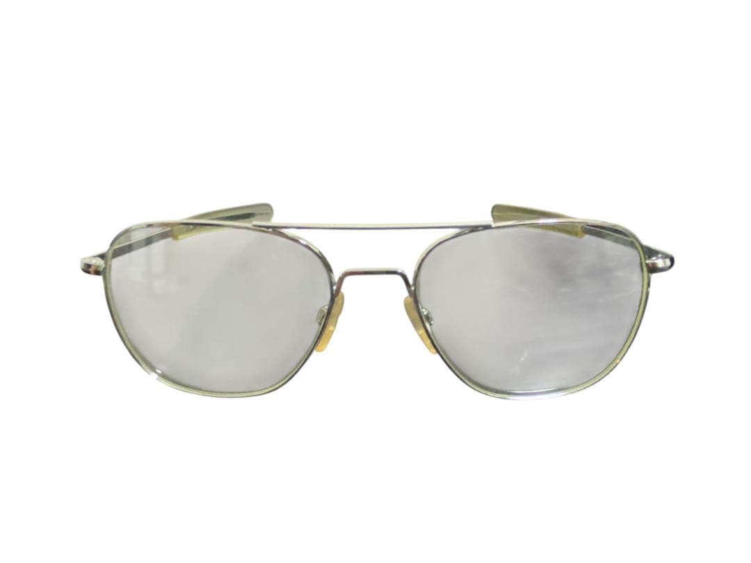 Randolph ビンテージ パイロットサングラス シルバー　ケース付き