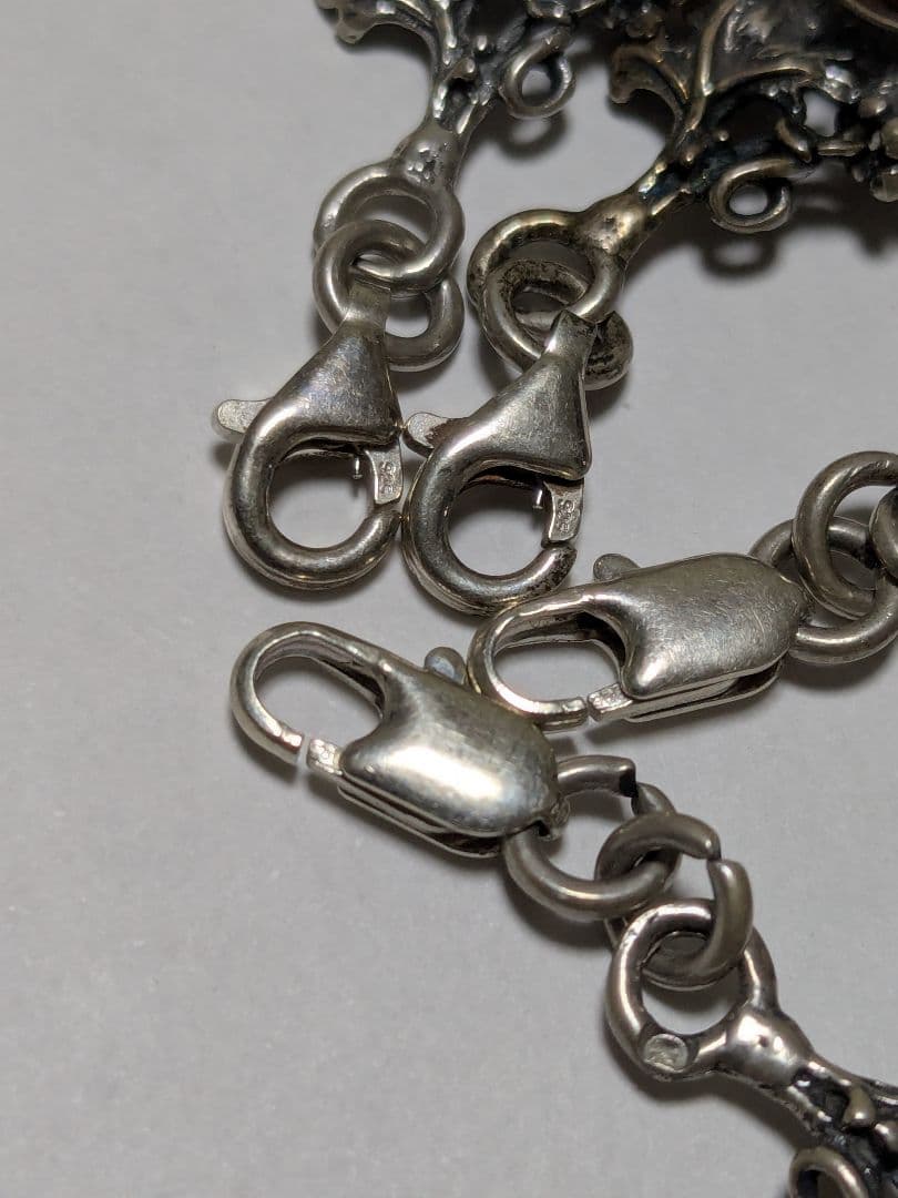 琥珀 ブレスレット シルバー 925 ヴィンテージ