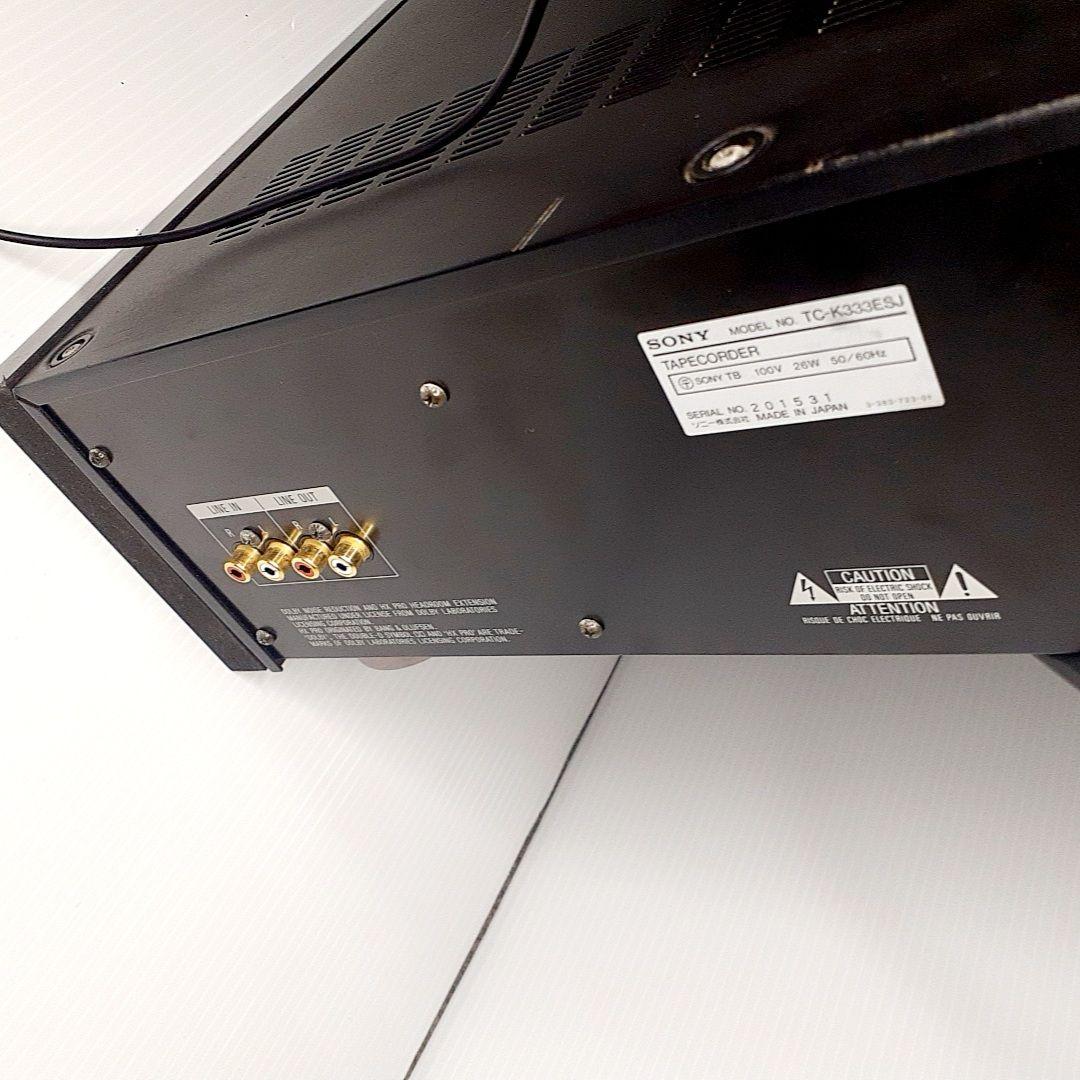 SONY TC-K 333ESG カセットデッキ　ジャンク