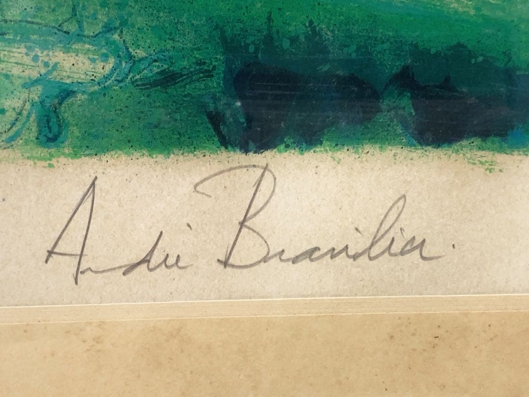 アンドレ・ブラジリエ 春の乗馬 リトグラフ 87/150 - メルカリ