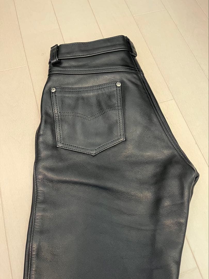 t*5様 SCHOTT ショット　レザーパンツ　ブラック 30