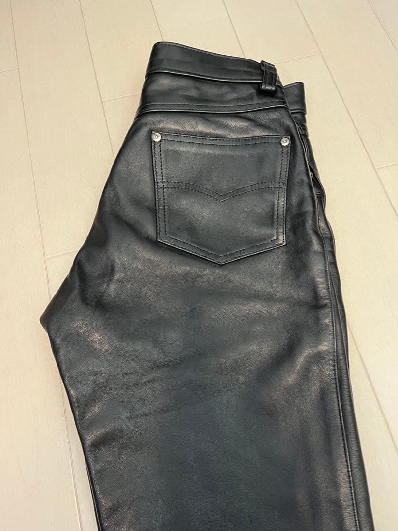 t*5様 SCHOTT ショット　レザーパンツ　ブラック 30