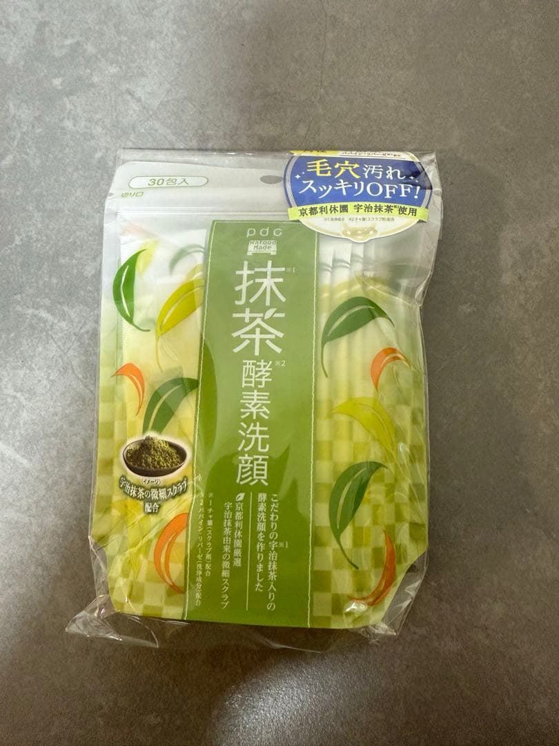 ワフードメイド Wafood Made 宇治抹茶酵素洗顔 0.4g 30包10袋