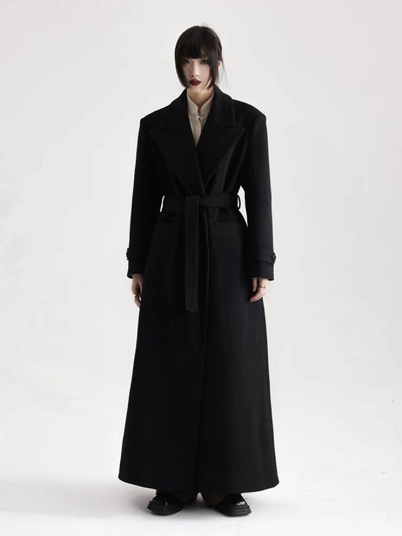APOZi collection ダブルスーパーロングコート - メルカリ