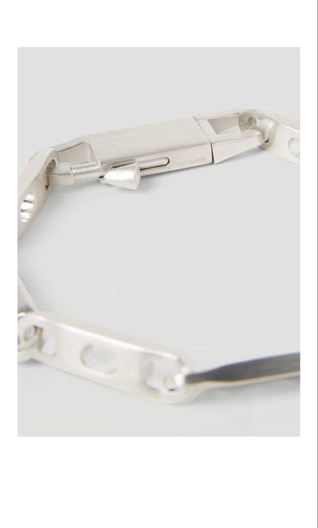 Rick Owensロゴ刻印チェーンブレスレット