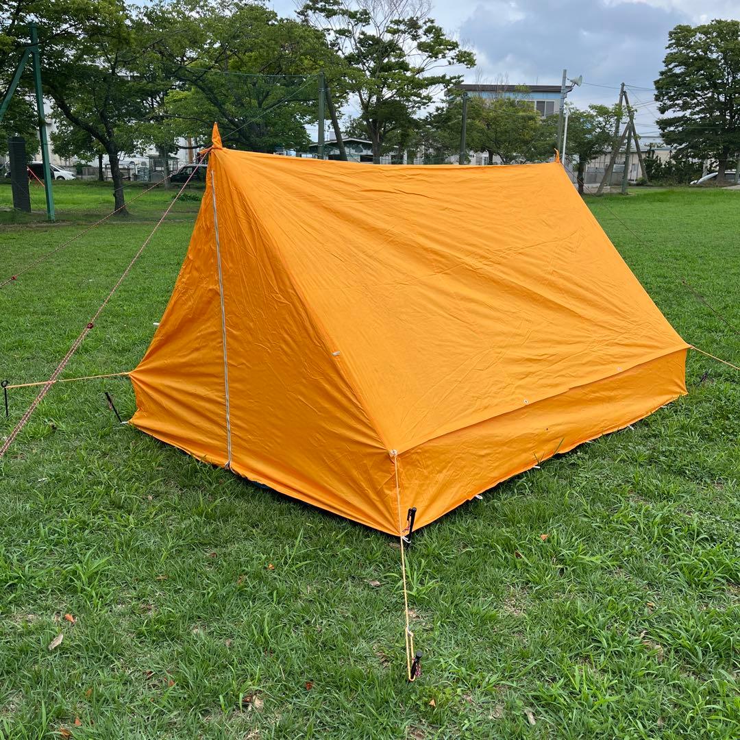 ビンテージ品◾️A型テント ビニロン素材 6人用 ビンテージテント アウトドア