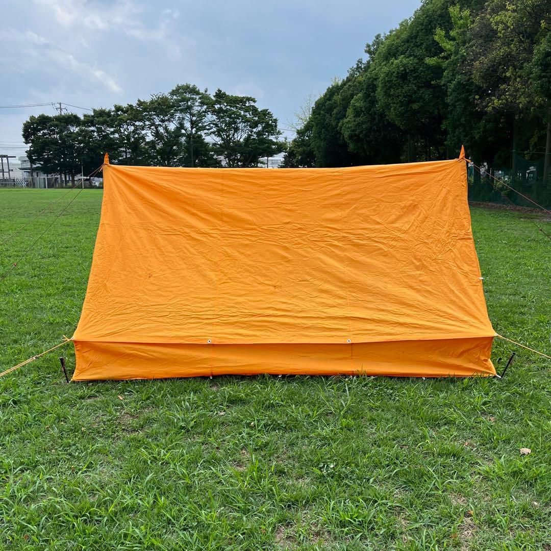 ビンテージ品◾️A型テント ビニロン素材 6人用 ビンテージテント アウトドア
