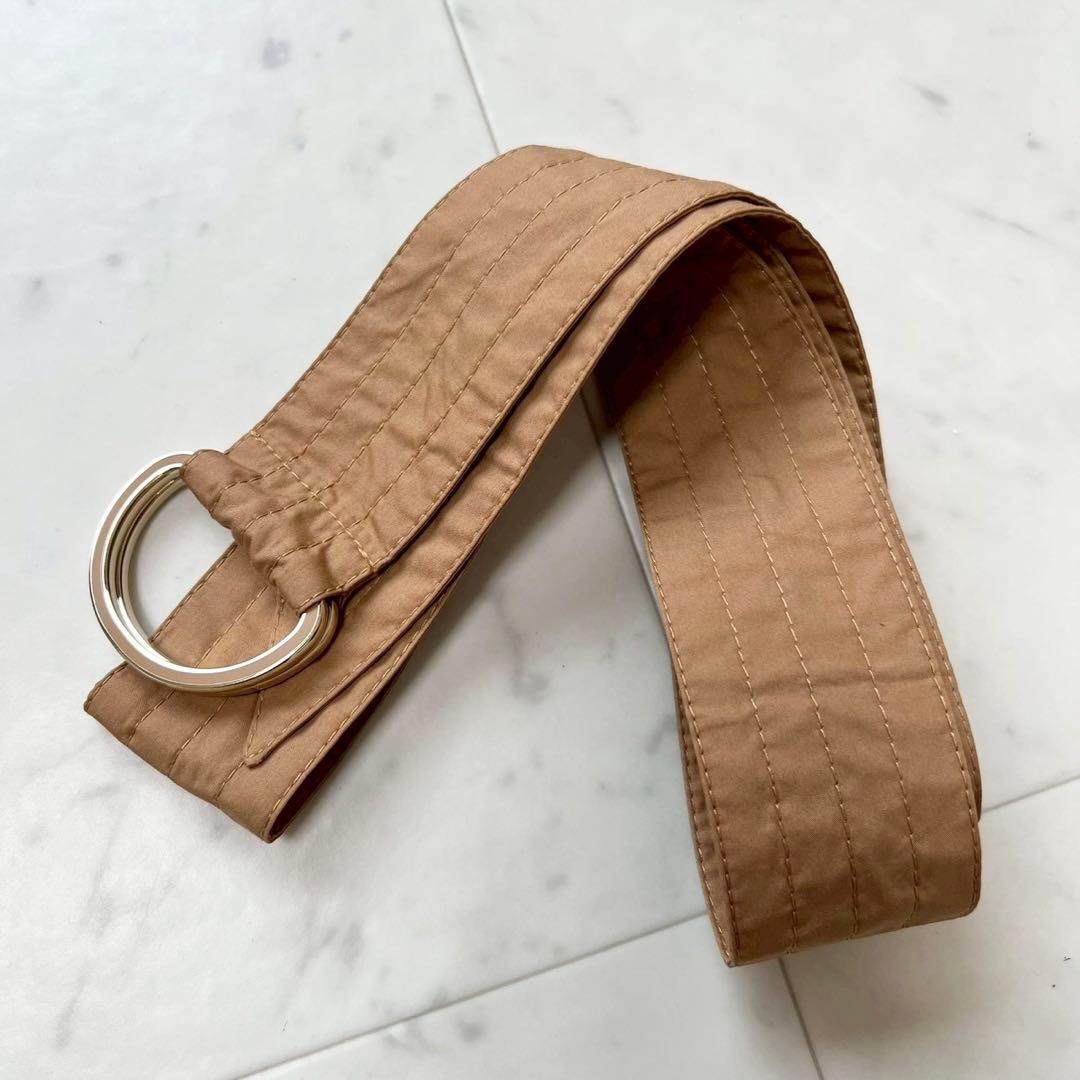 Salvatore Ferragamo 現行タグ ベルト付きノースリーブワンピ