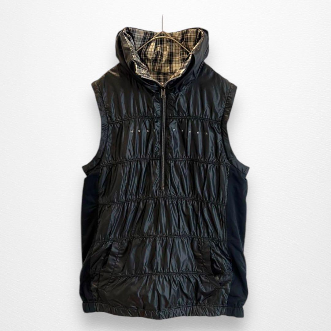 【ヒールクリーク】希少　ジャケット　4way 着回し抜群　秋冬チェック柄　ゴルフ