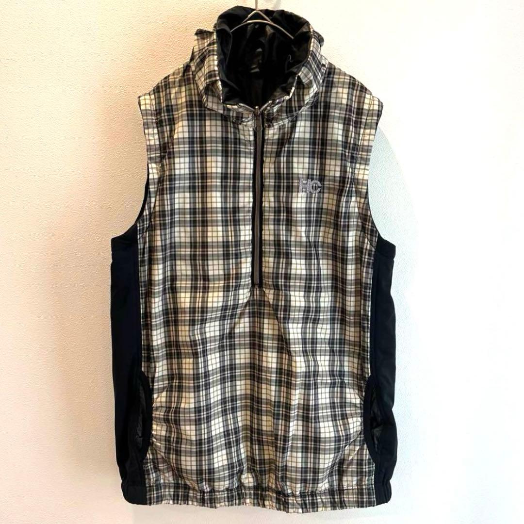 【ヒールクリーク】希少　ジャケット　4way 着回し抜群　秋冬チェック柄　ゴルフ