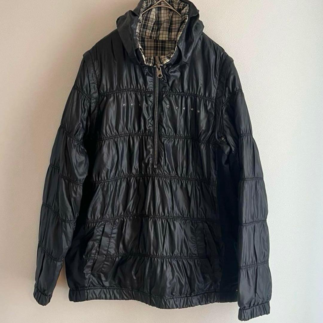 【ヒールクリーク】希少　ジャケット　4way 着回し抜群　秋冬チェック柄　ゴルフ