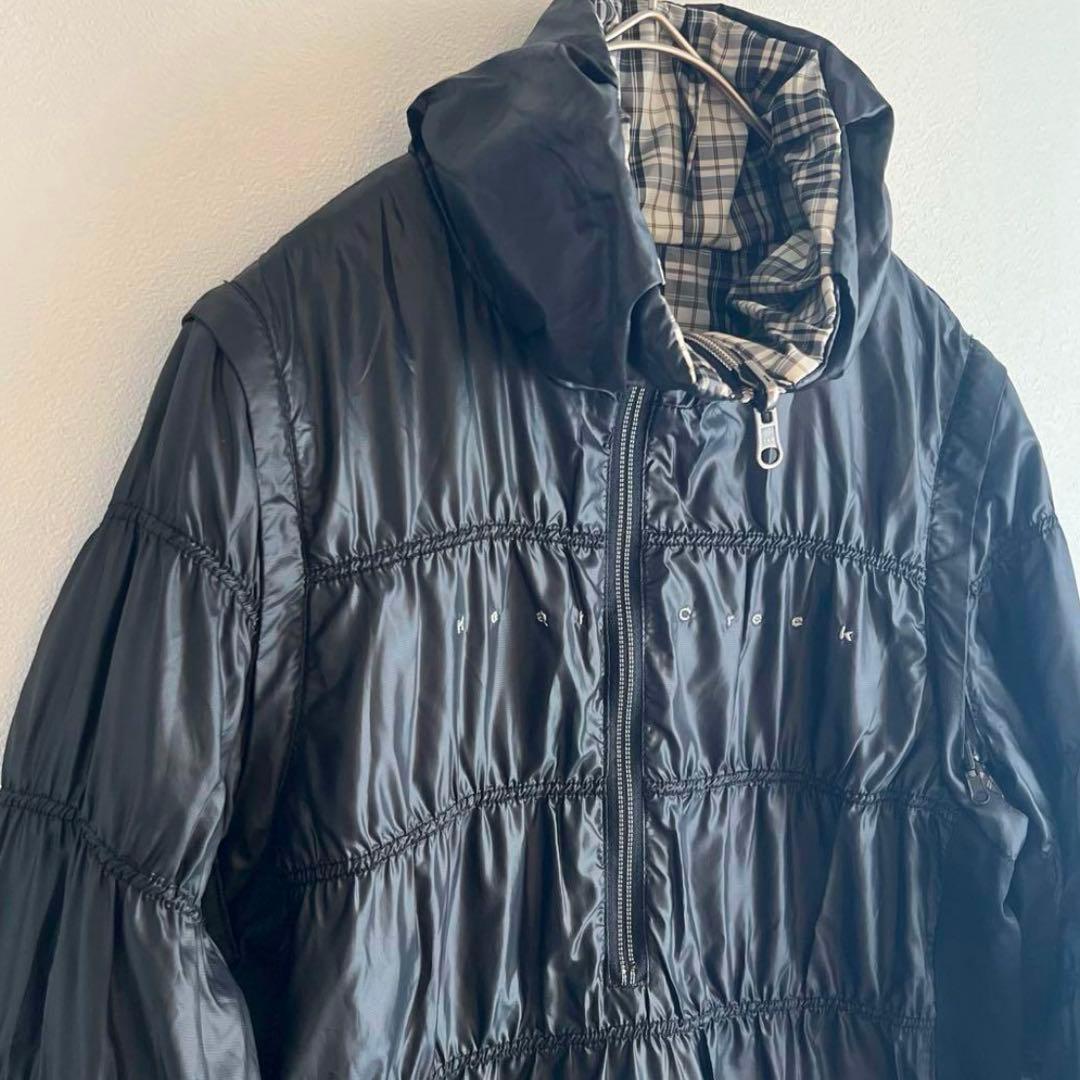 【ヒールクリーク】希少　ジャケット　4way 着回し抜群　秋冬チェック柄　ゴルフ