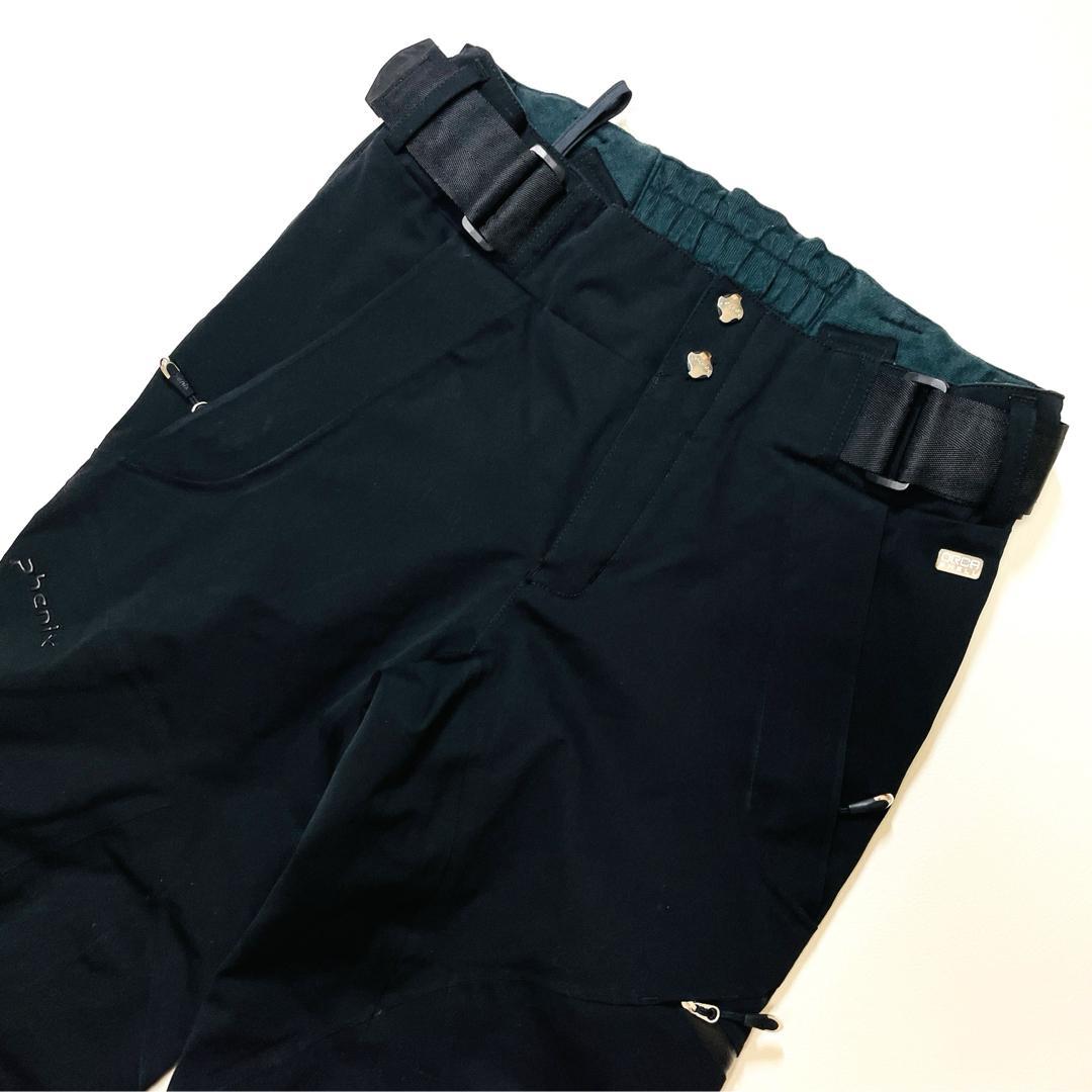6644【美品】フェニックス　スキーウェア　上下セット　メンズ　ブラック