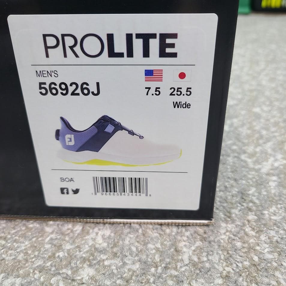 【FOOTJOY】フットジョイゴルフシューズPRO LITE BOA 25.5㎝