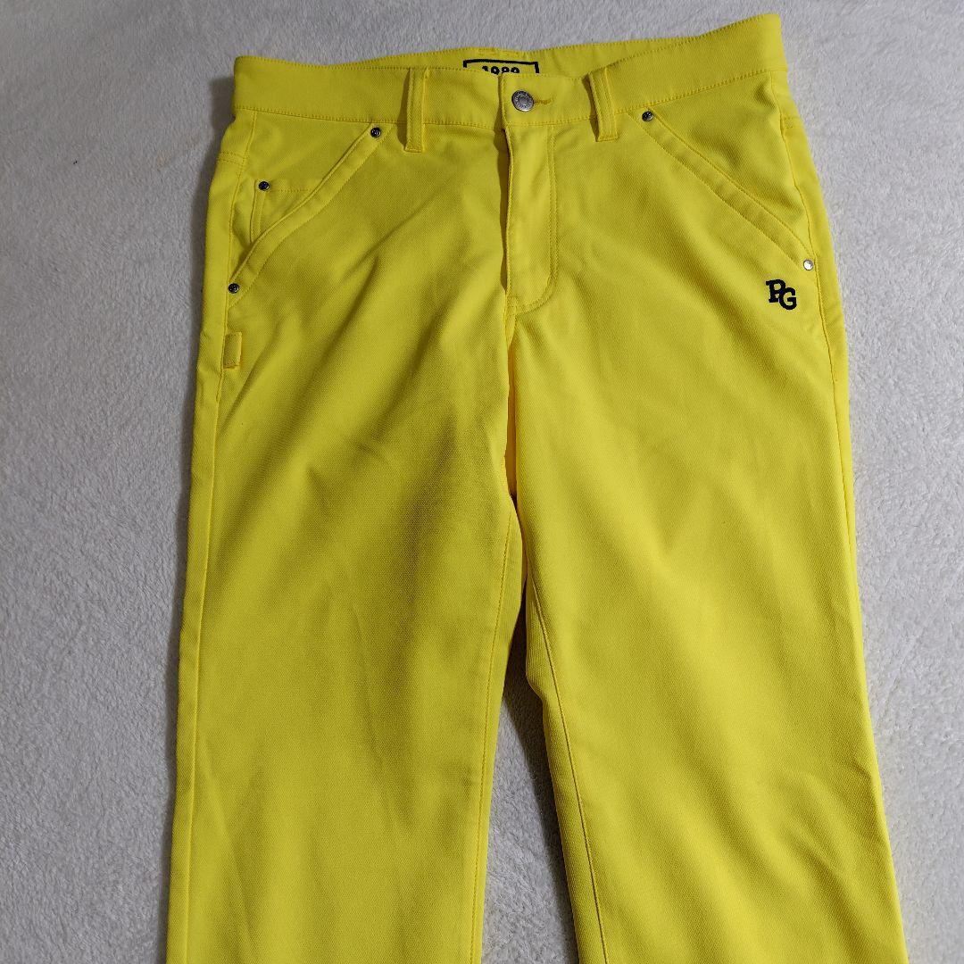 極美品　パーリーゲイツ　ゴルフウエア　パンツ　刺繍　ワンポイント　ビッグロゴ