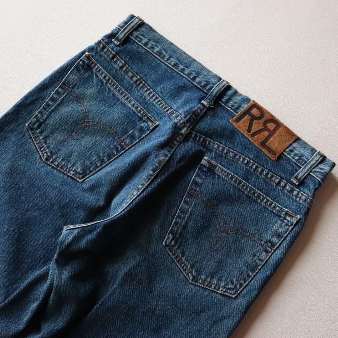 5042【美品】RRL ストレートデニム アメリカ製 31インチ