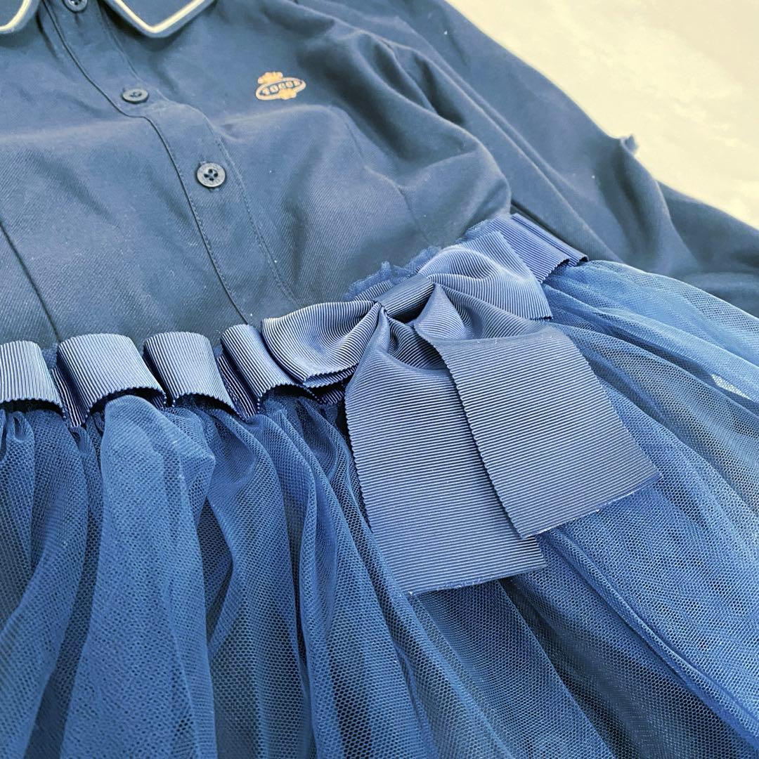 TOCCA 160ネイビー　ワンピース　ドレス　トッカ