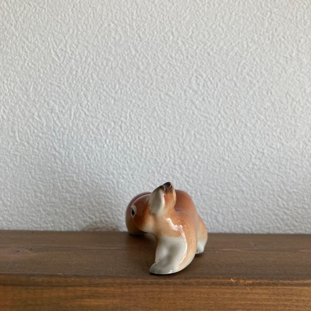 ロモノーソフ　フィギュリン（フィギュア)置物 りす　希少　リス　お探しの方に♪