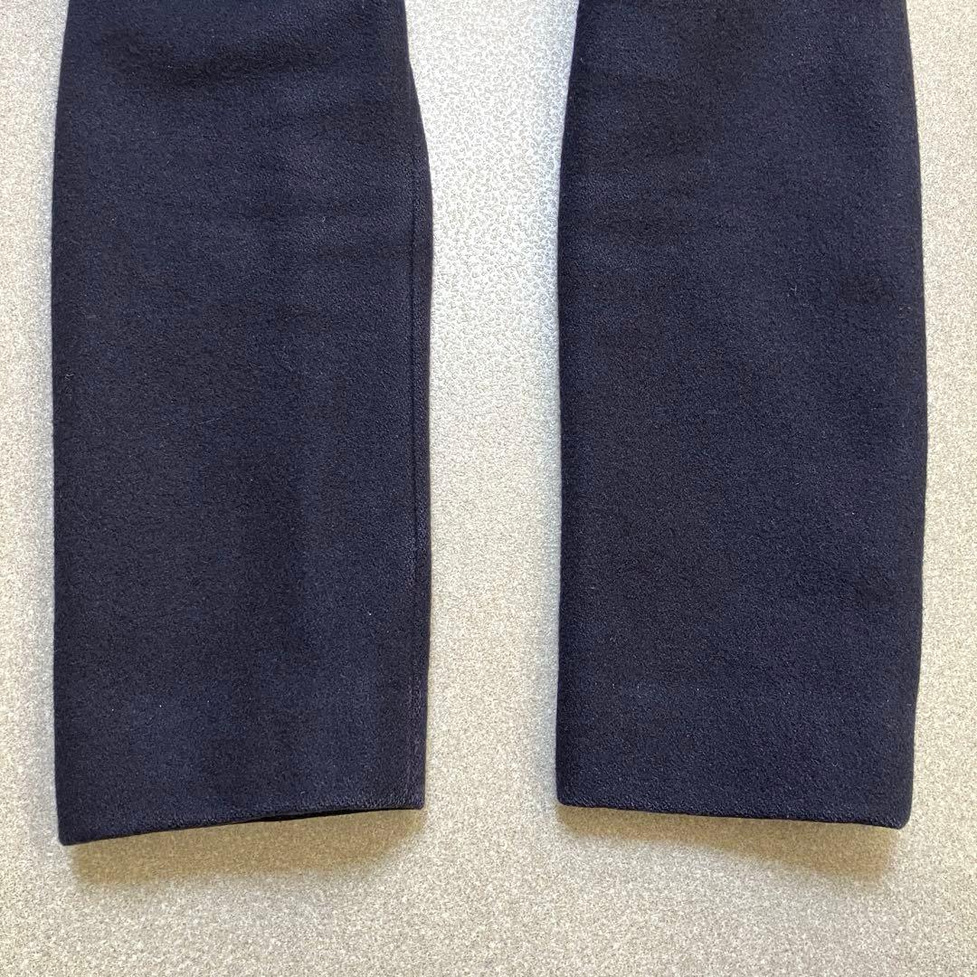 マッキントッシュ メルトン ステンカラーコート ネイビー