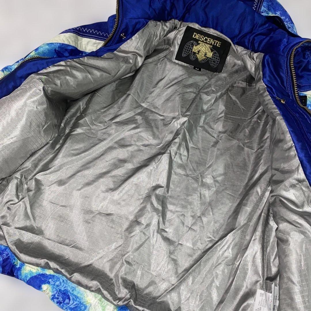 【デサント】レトロ スキーウェア スノボーウェア セットアップ　M 派手カラフル
