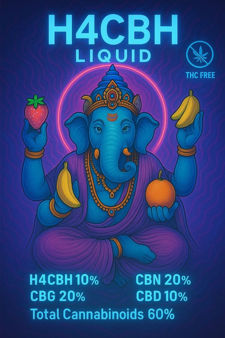 H4CBH リキッド 0.5ml×2【玄人向け】　CBN/CBG/CBD