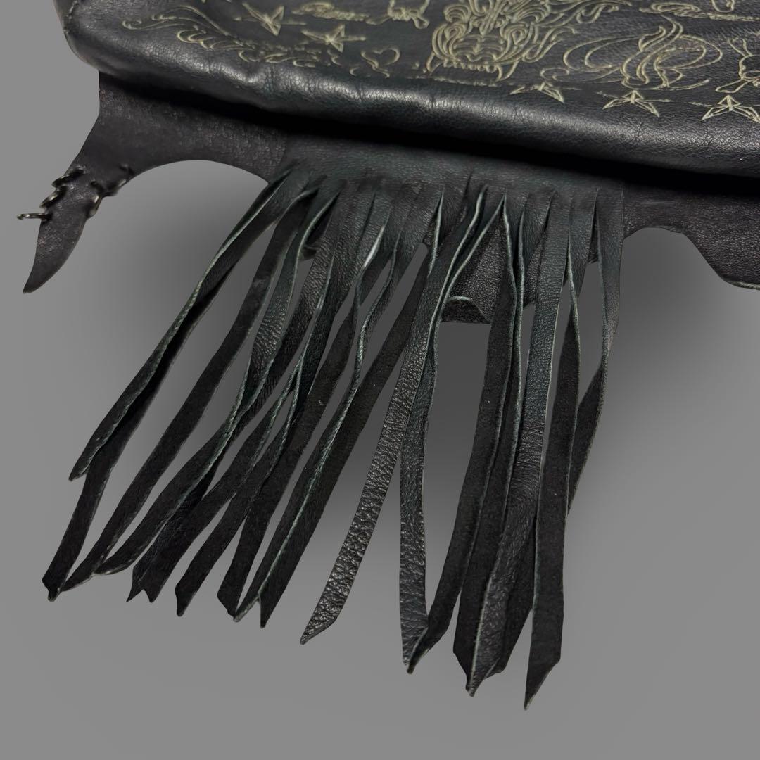 バッグ Rare 00s Archive Roen Leather fringe bag