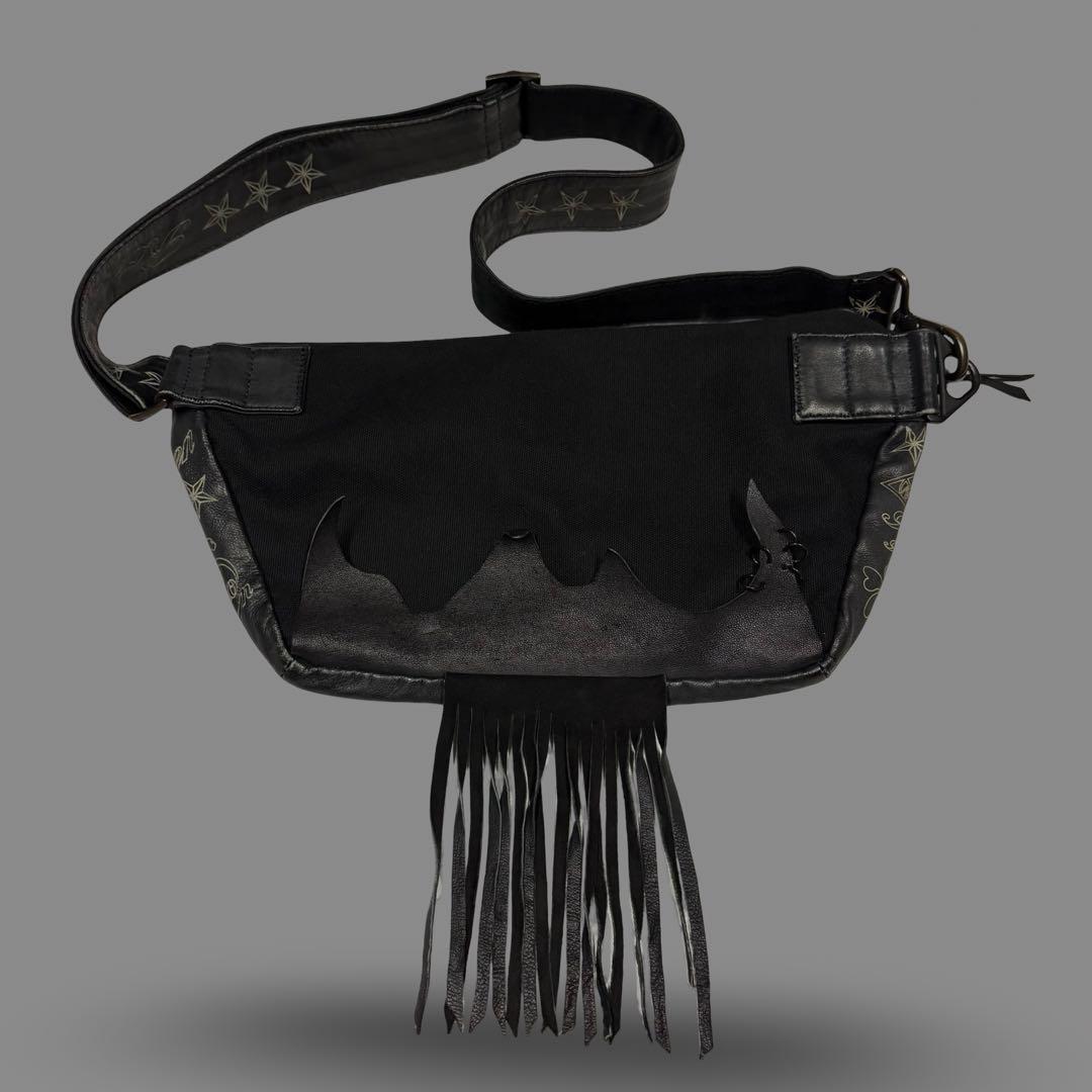 バッグ Rare 00s Archive Roen Leather fringe bag