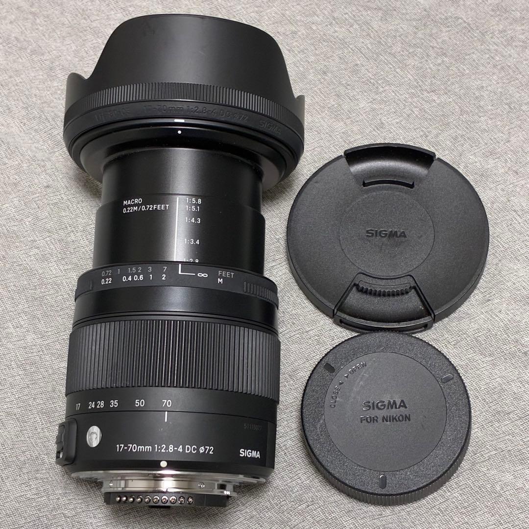 ⭐️美品⭐️シグマ SIGMA 17-70mm F/2.8-4 DC Nikon用