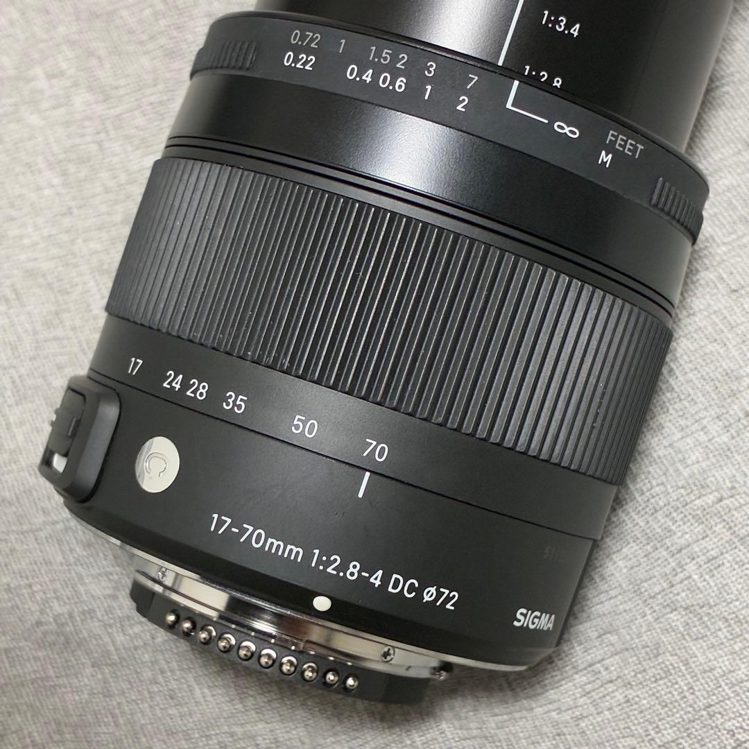 ⭐️美品⭐️シグマ SIGMA 17-70mm F/2.8-4 DC Nikon用