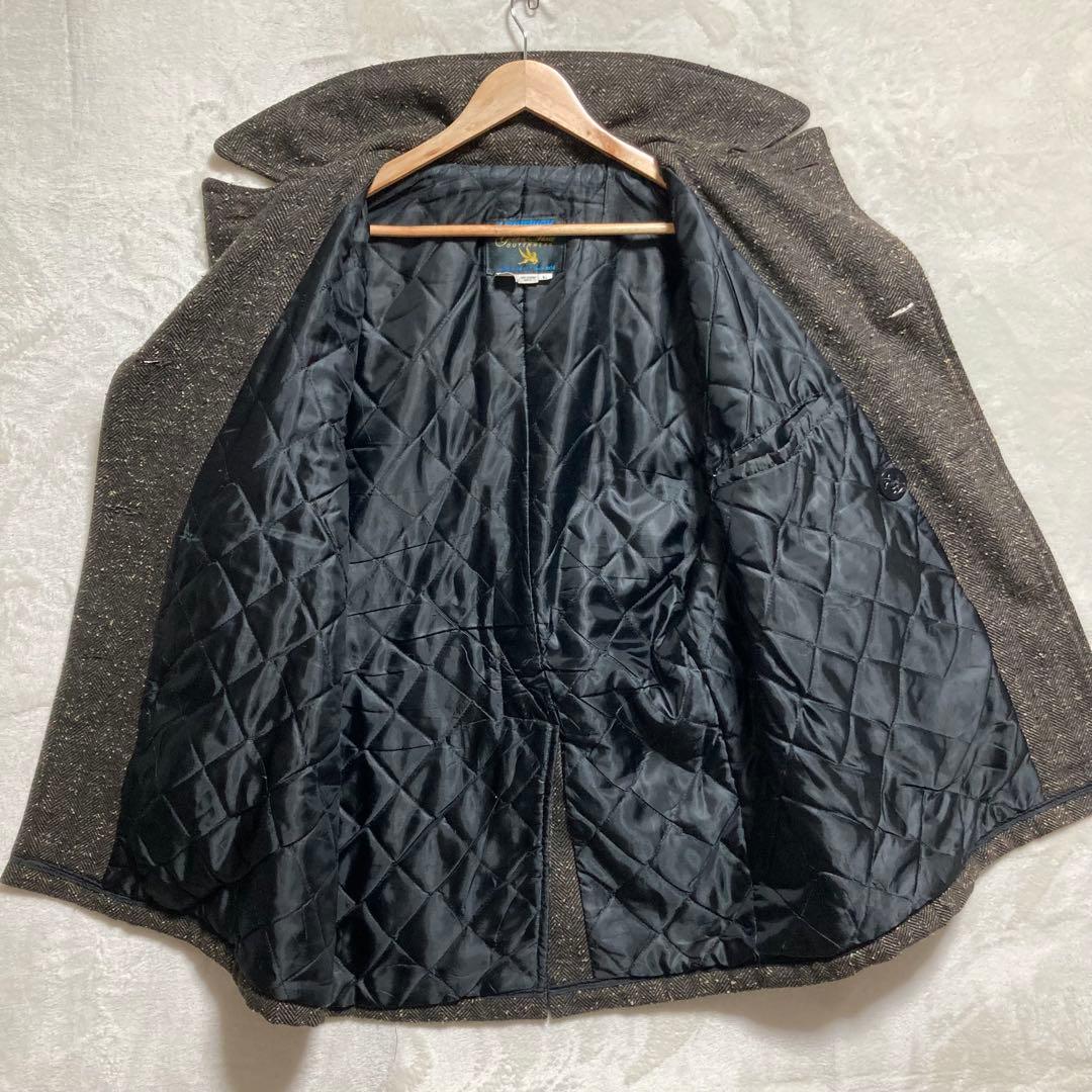 タ*リ様 80s SPIEWAK USA製 キルティングピーコート 実寸 XL