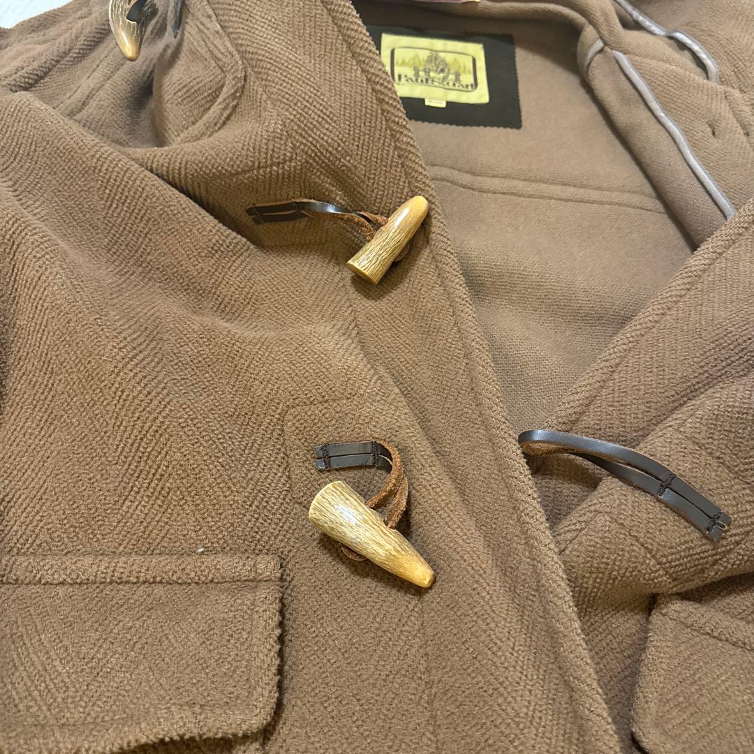 Paul Stuart ポールスチュアート ブラウン ダッフルコート カシミア