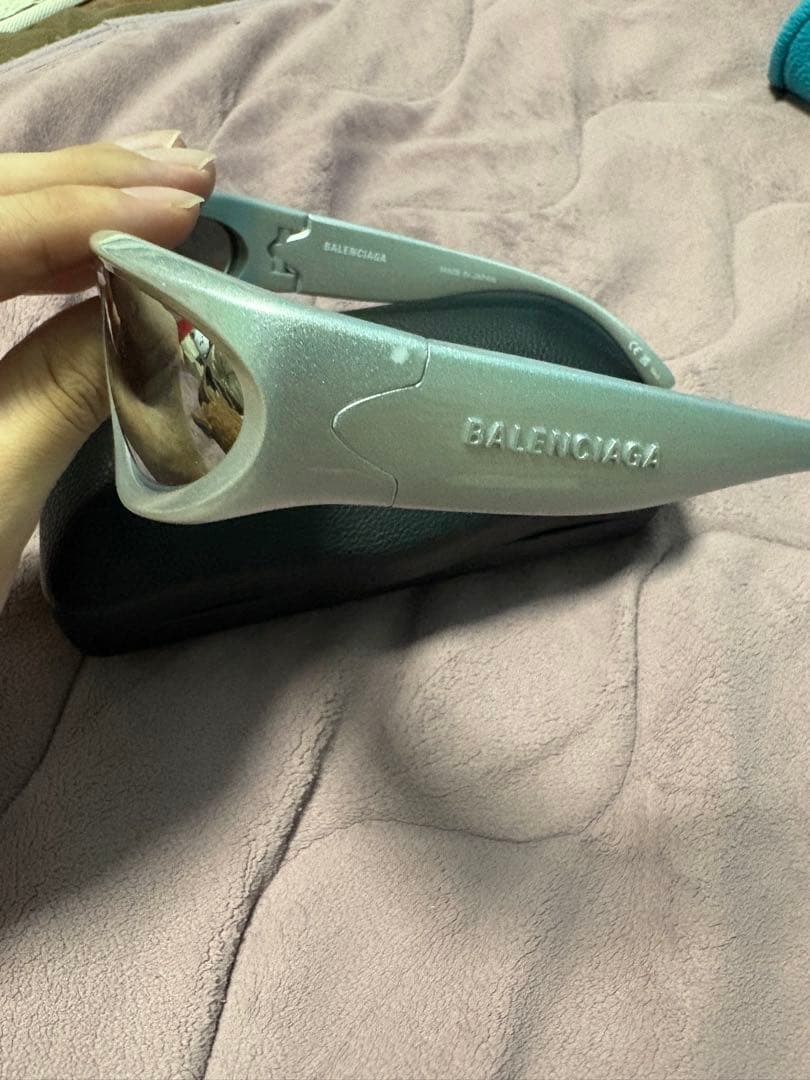 BALENCIAGA シルバー サングラス ケース付き