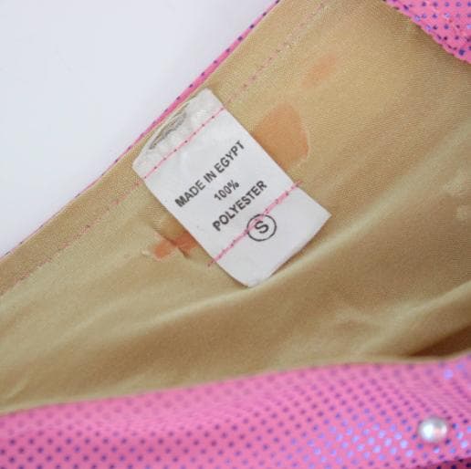 【エジプト製 ベリーダンス用オリエンタル衣装】ピンクパープル グラデーション