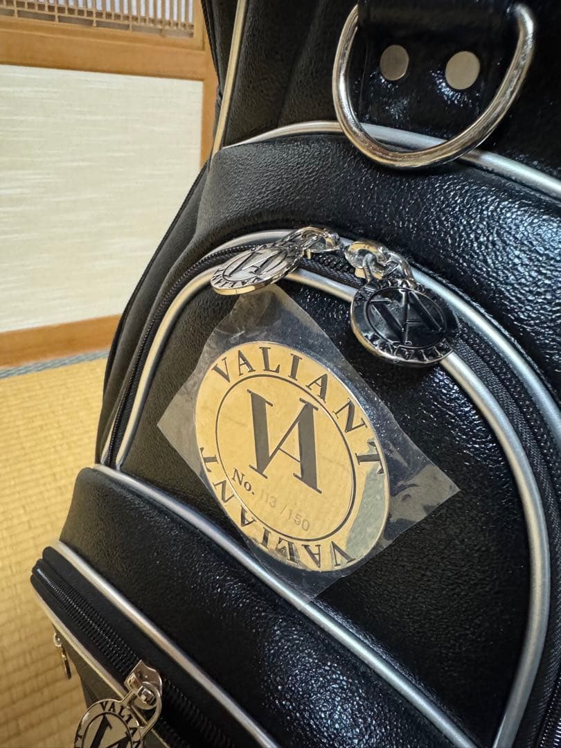 ジオゴ【新品・未使用】VALIANT キャディバッグ ブラック/シルバー